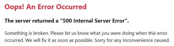 blog-500-symfony