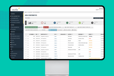 Application d’inspection des installations éoliennes
